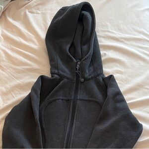 Black/Gray Lululemon Zip-Up Hoodie